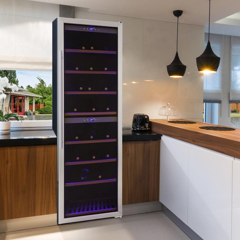 VinoVault Free Standing Dual Zone Wine Fridge 180 Bottle Buy Wine