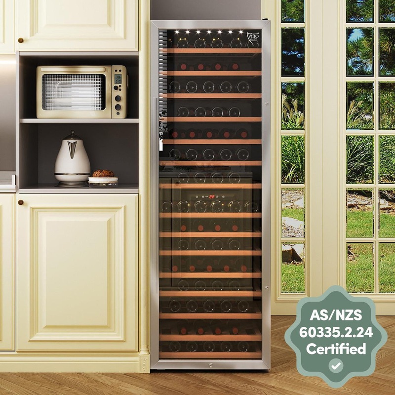 Buy VinoVault C428 Dual Zone 155 Bottle Wine Fridge MyDeal
