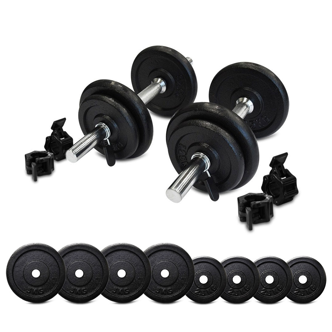 5kg – 30kg Adjustable Dumbbell Set + Quick Release Collar Locks Australia