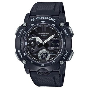 Casio G-Shock Analogue/Digital Carbon Core Guard Black Men's Watch GA2000S-1A GA-2000S-1A