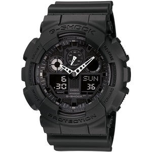 Casio G-Shock Analogue/Digital Mens Black XL Watch GA100-1A1 GA-100-1A1DR