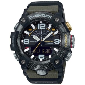 Casio G-Shock Black/Green Analogue/Digital Bluetooth Mudmaster Watch GG-B100-1A3 GGB100-1A3DR