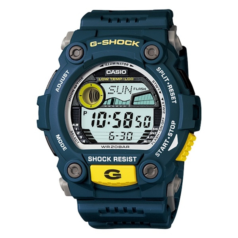 Buy Casio GShock Digital Mens Blue Moon Tide Graph Watch G79002 G