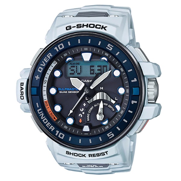 Buy Casio G Shock Gulfmaster Quad Sensor Solar Mens White Watch