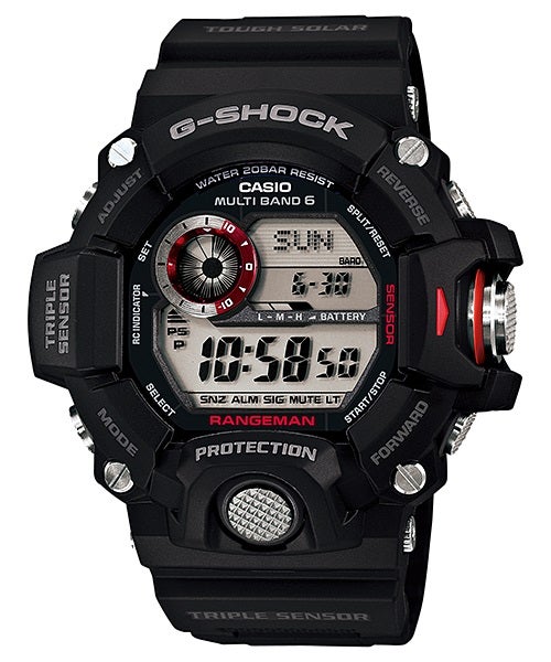 Casio G-Shock Rangeman Digital Mens Black Watch GW9400-1 GW-9400-1