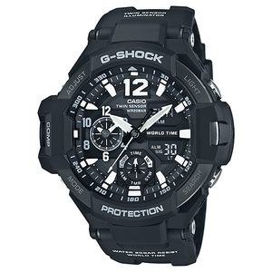 Casio G-Shock Mens Black Analogue/Digital Gravitymaster Watch GA1100-1A