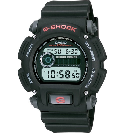 Casio G-Shock Digital Mens Black/Red Watch DW9052-1V DW-9052-1VDR
