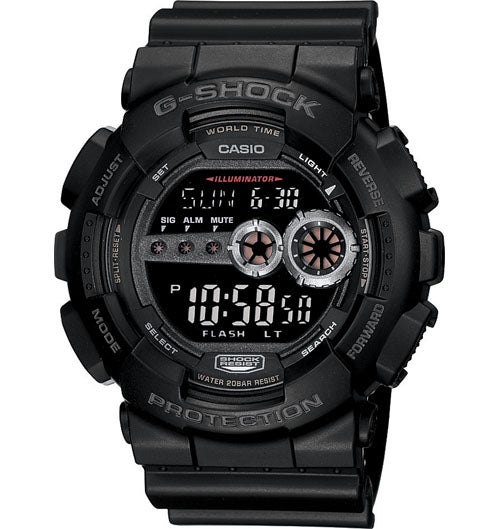 Casio G-Shock Digital Mens Black X-Large Watch GD100-1B GD-100-1BDR