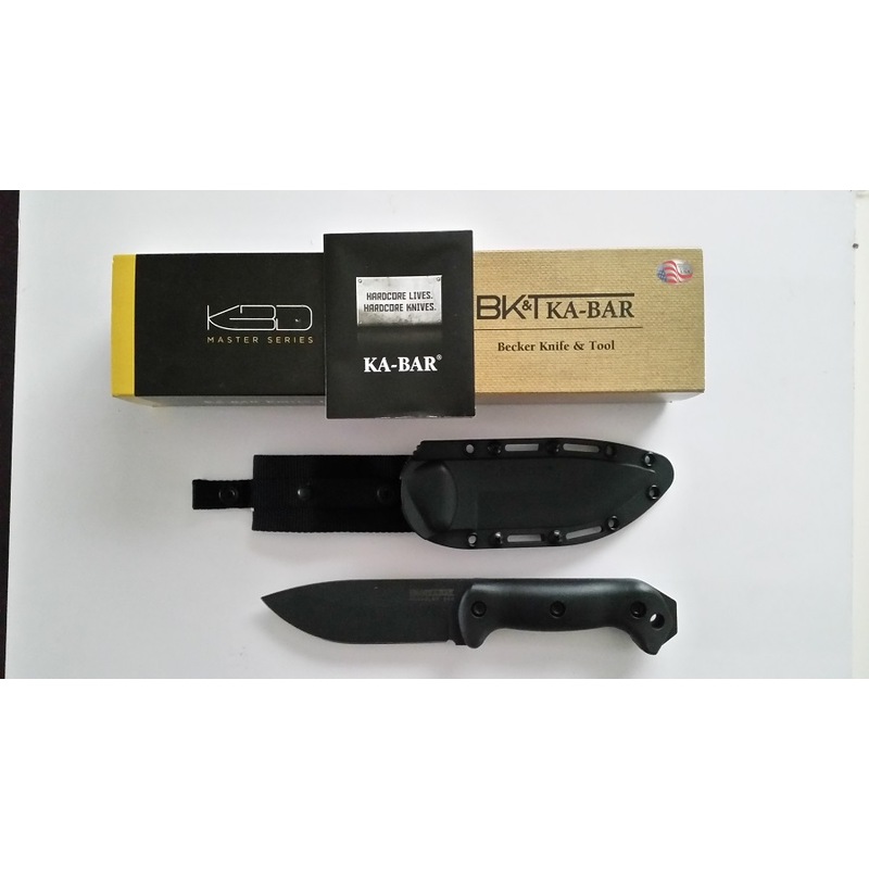 Buy KaBar Becker Campanion Survival Knife BK2 + Sheath KABAR Plain