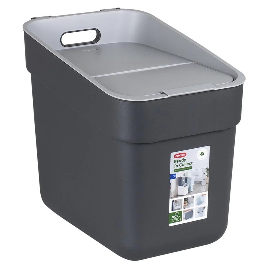 Buy 20L Ready to Collect Waste Separation Bin - DARK GREY - Everyday ...