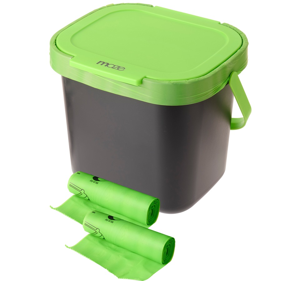 Buy Maze 7lt Kitchen Caddy with 40 x Compostable Bags - Everyday ...