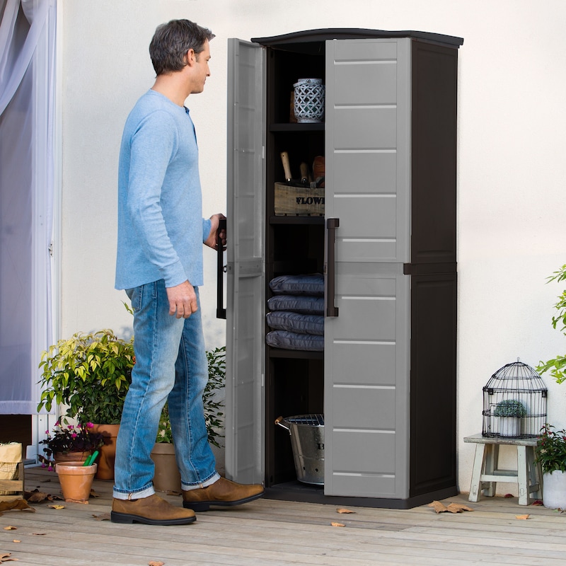 Keter boston tall storage utility cabinet Clearance