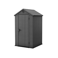 Keter Darwin 4x4 Garden Shed - Grey