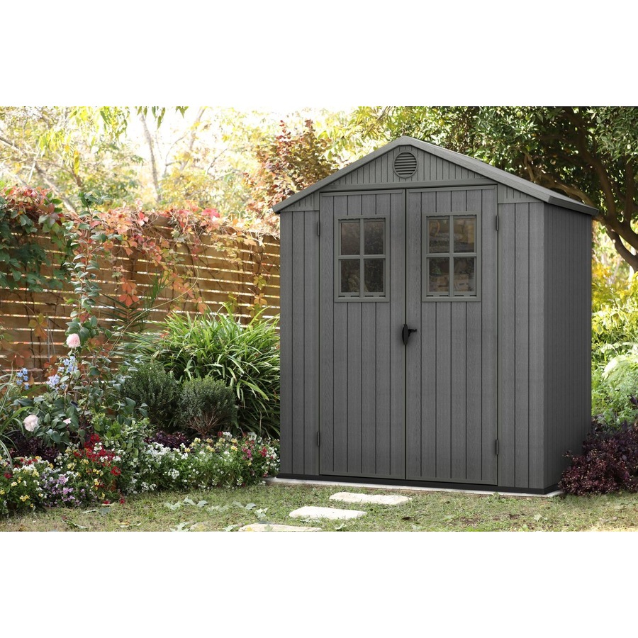 Keter Darwin 6x4 Garden Shed W - Grey