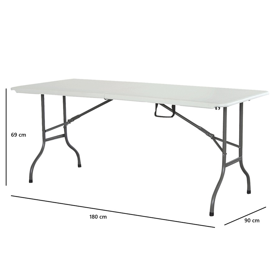 Keter Fold & Go Dining Table - White ( 1.8 m)