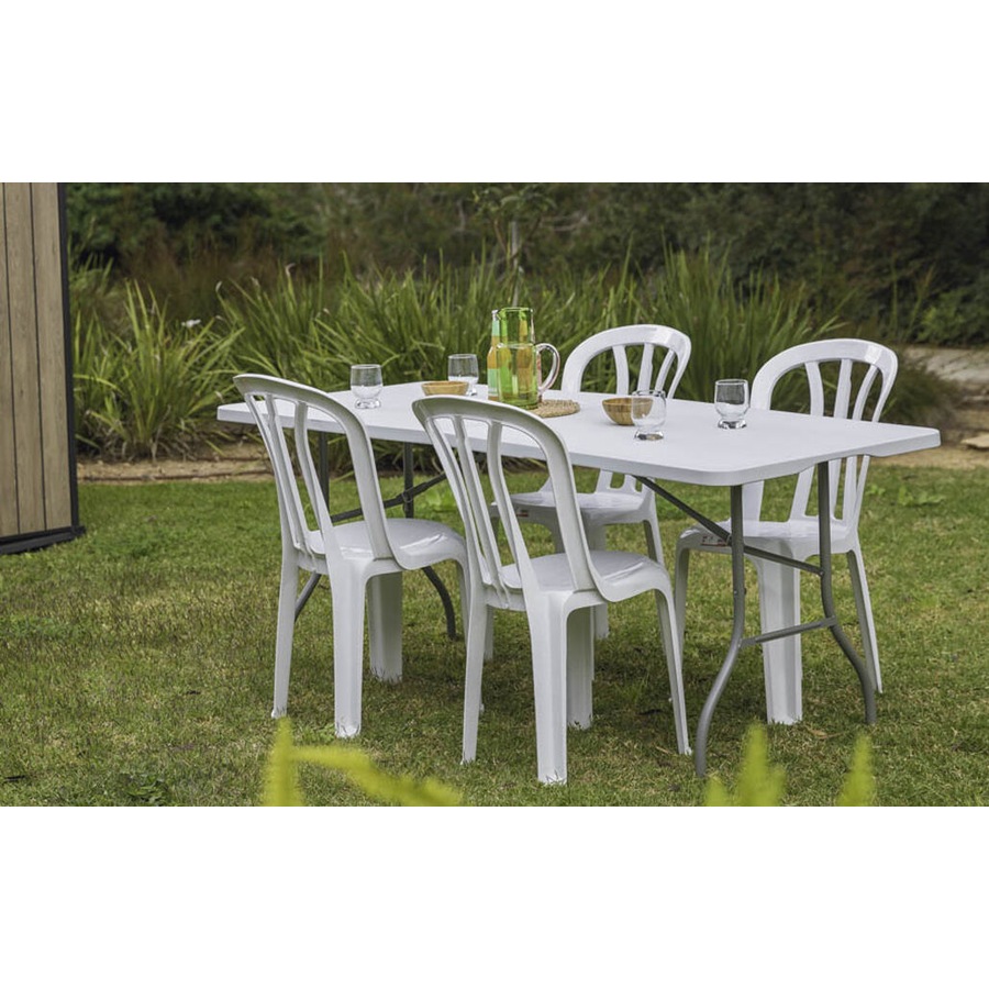 Keter Fold & Go Dining Table - White ( 1.8 m)