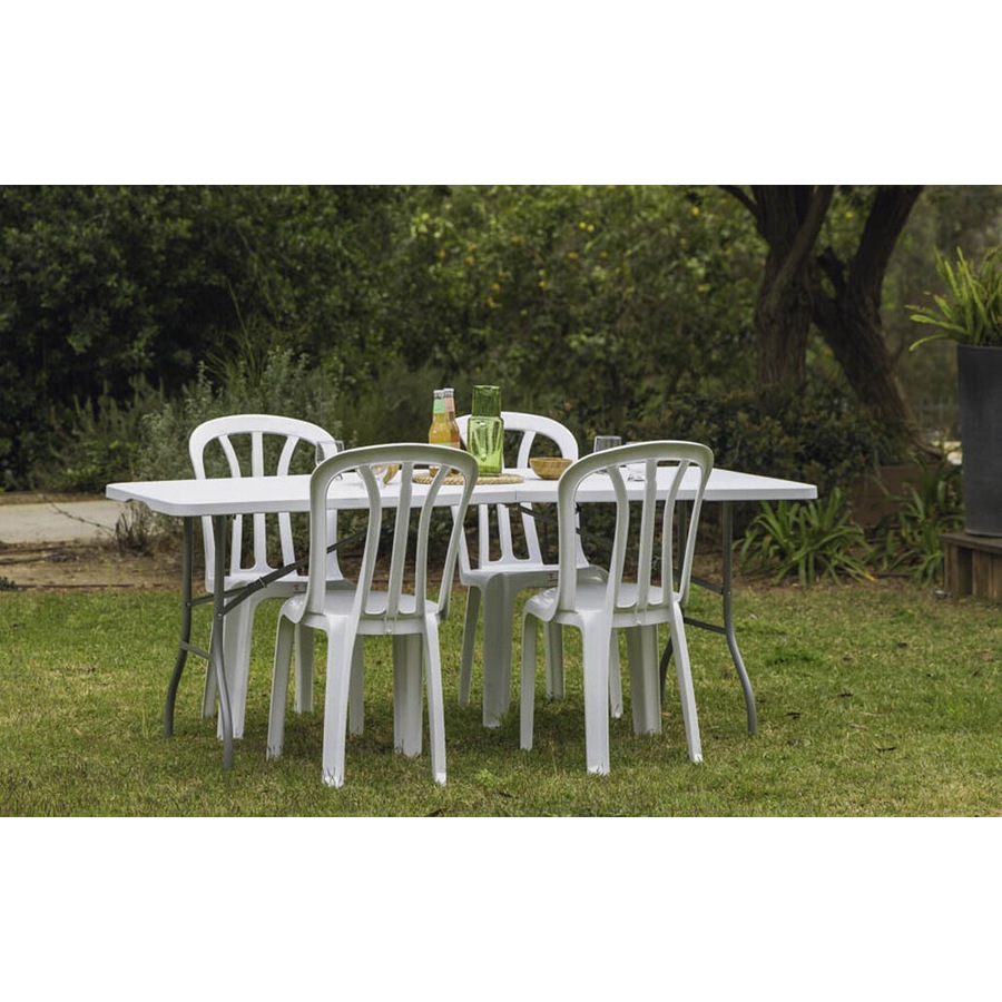 Keter Fold & Go Dining Table - White ( 1.8 m)