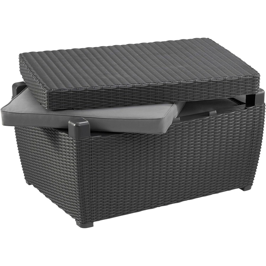 Keter Outdoor Furniture Lounge Set (Mia)-Graphite