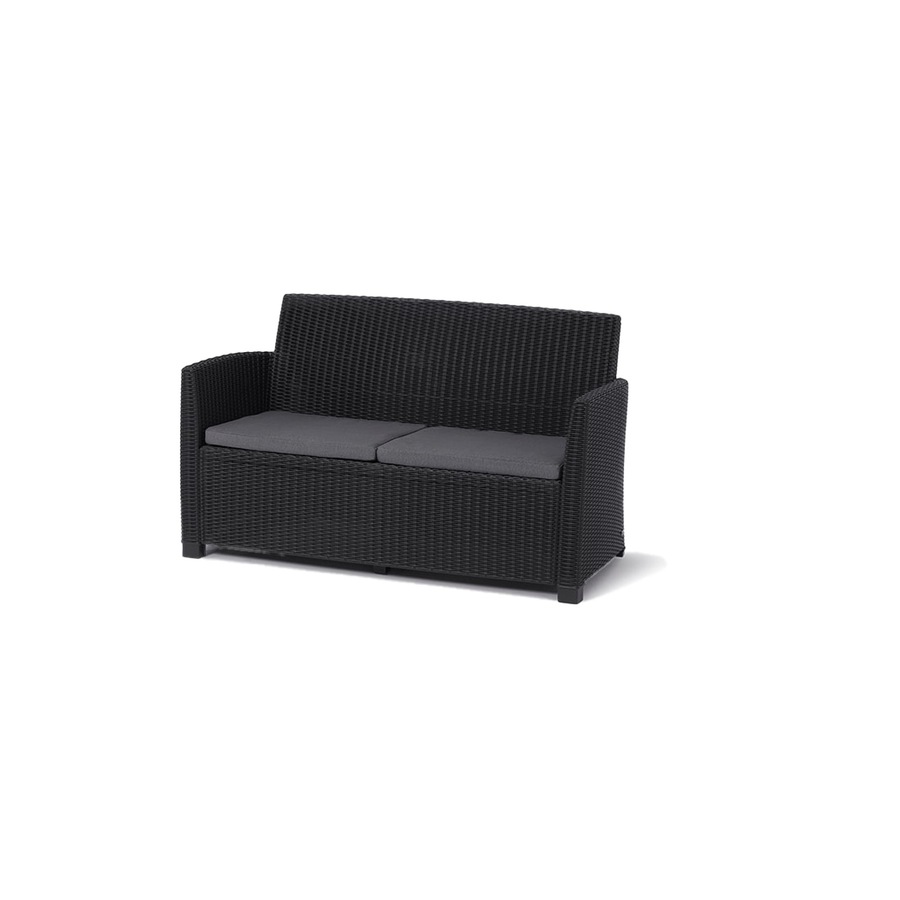 Keter Outdoor Furniture Lounge Set (Mia)-Graphite