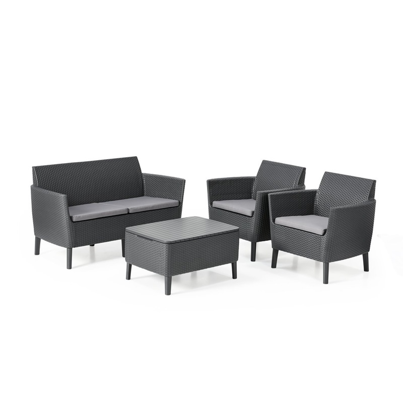 Keter Outdoor Furniture Lounge Set (Salemo) MyDeal