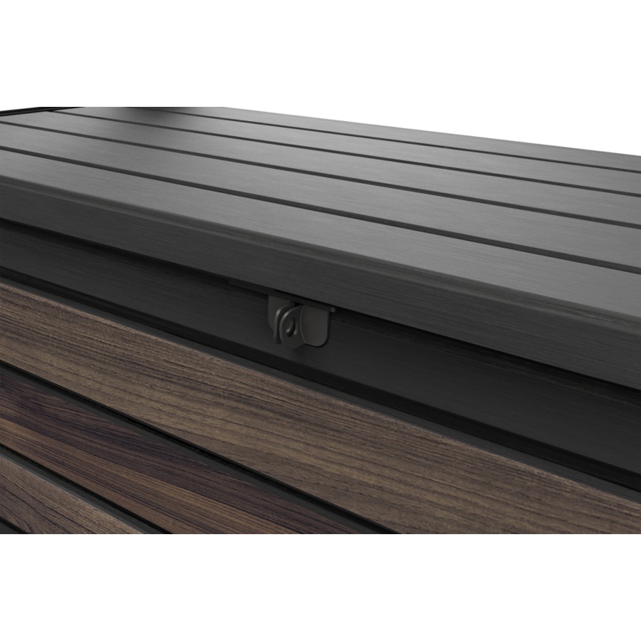 Keter Signature 630L Storage Box - Rosewood Look