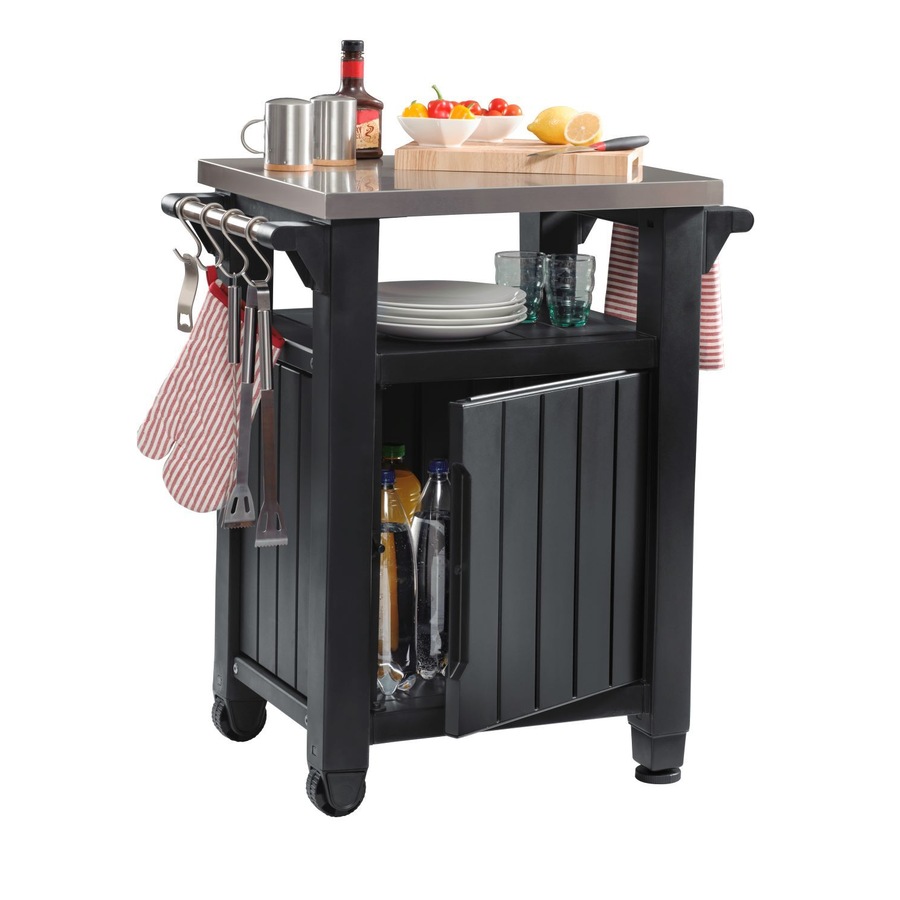 Buy Keter Unity Classic Outdoor BBQ Prep Bench and Storage Unit ...