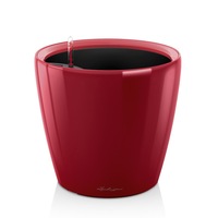 LECHUZA CLASSICO LS 21 PLANTER POT (HIGH GLOSS SCARLET RED)