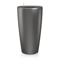 LECHUZA RONDO 32 PLANTER POT (Metallic Charcoal)