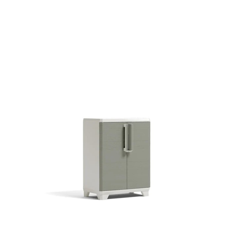 LINEAR WOOD BASE OUTDOOR CABINET