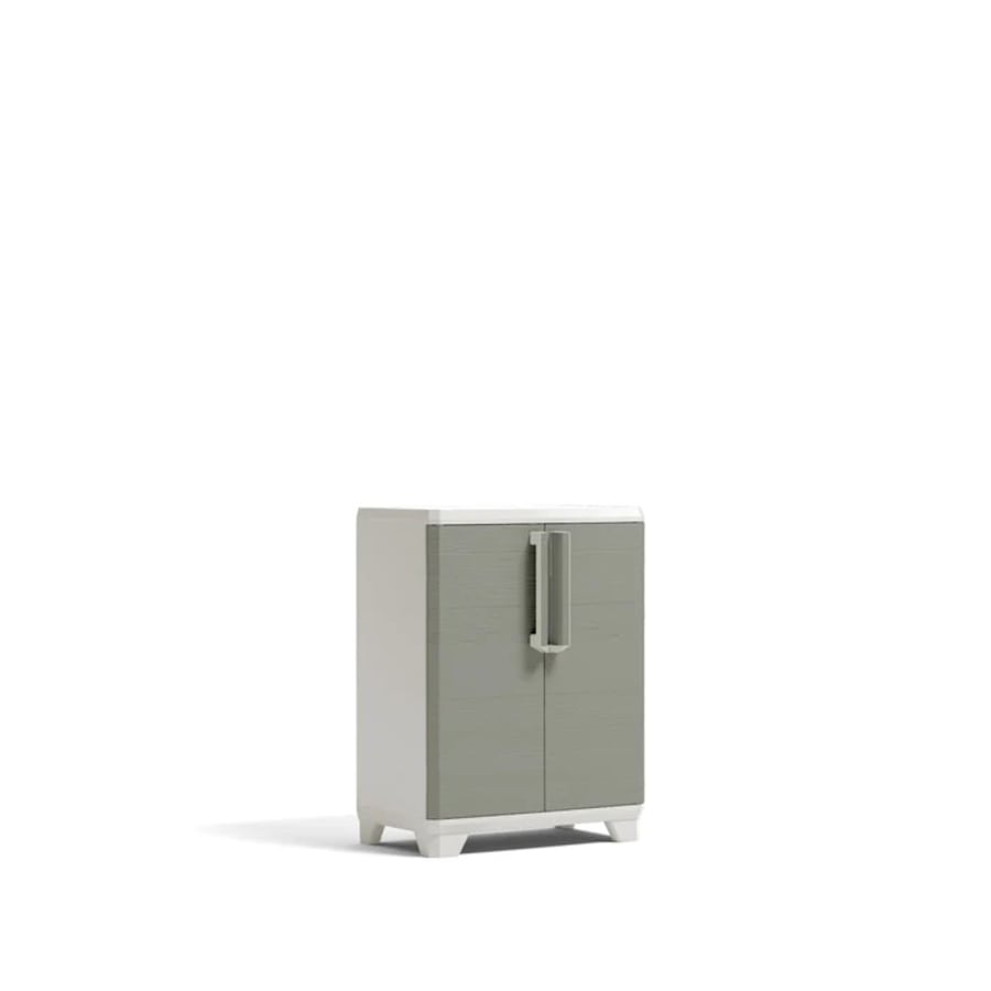 LINEAR WOOD BASE OUTDOOR CABINET