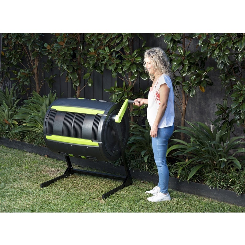 Buy Maze Outdoor Compost Dual Tumbler Bin 245lt MyDeal