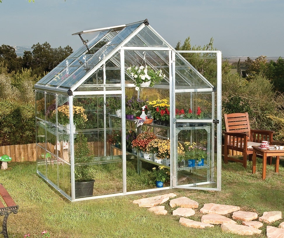 Maze Walk in Polycarbonate Greenhouse 6ft x 6ft
