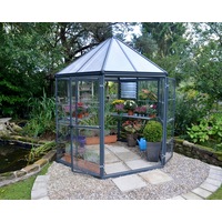 Maze Walk in Polycarbonate Greenhouse Oasis Hex 