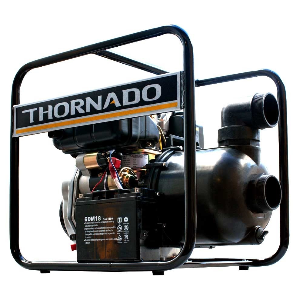 Thornado Diesel 2 Inch Chemical Transfer Poly Pump  Viton Seal 7HP