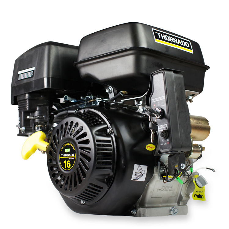 Thornado 16HP Petrol Stationary Engine  OHV Motor Electric Start 25.4mm Key