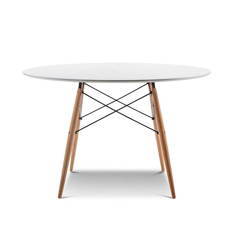 Replica Eames Round Dining Table 120, Eames Dining Table Replica