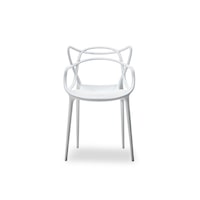 4 Philippe Starck Masters Chair Replicas in White