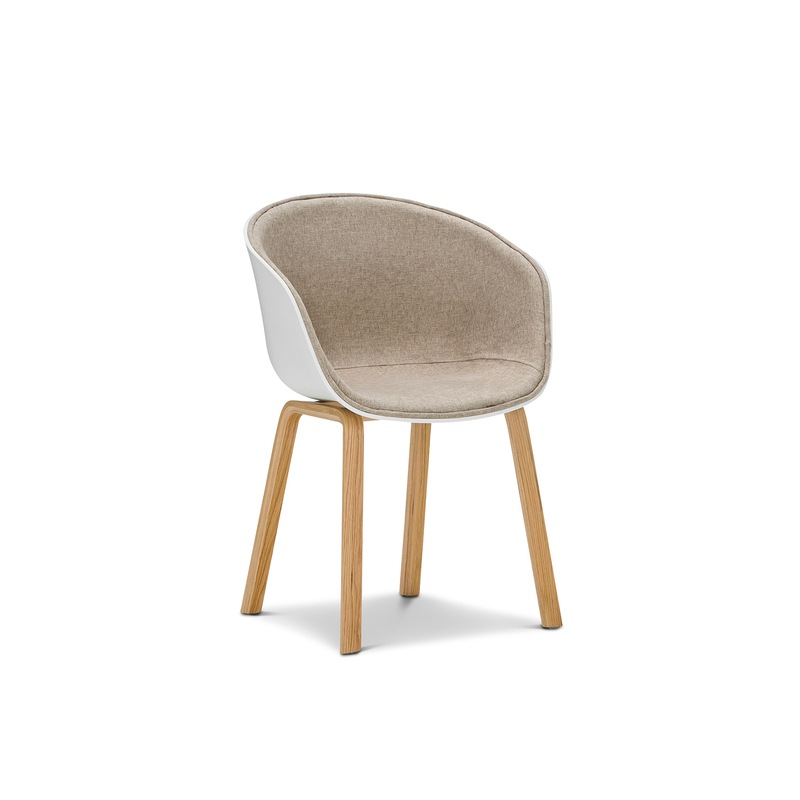 bentwood scoop chair