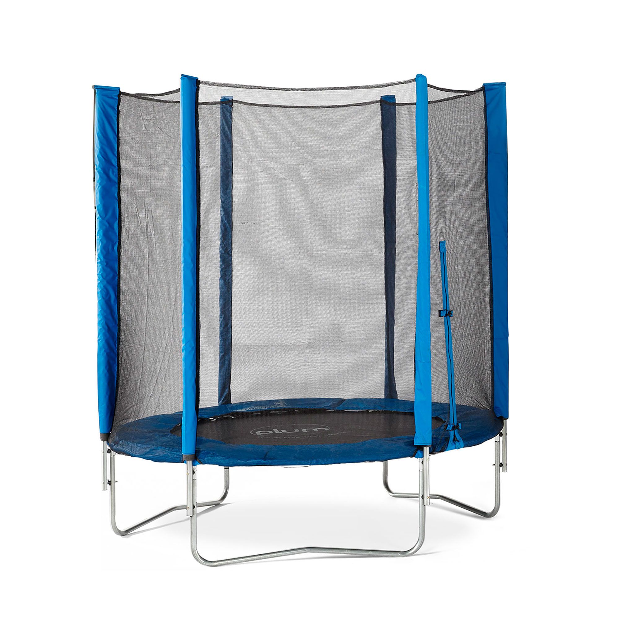 Plum Play 6ft Kids Trampoline with Enclosure Net in Blue