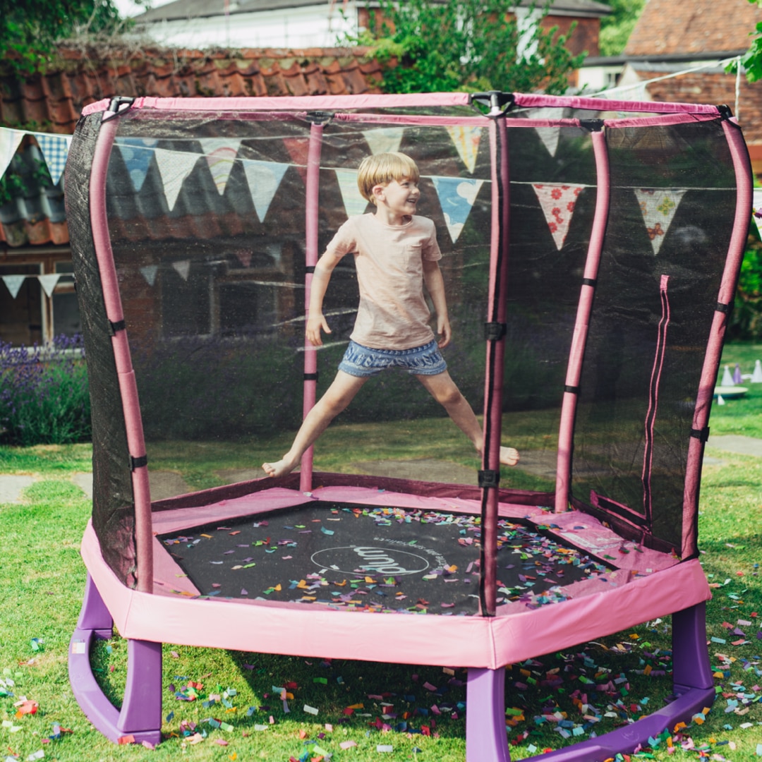 Buy Plum Play 7ft Kids Junior Trampoline with Enclosure Net in