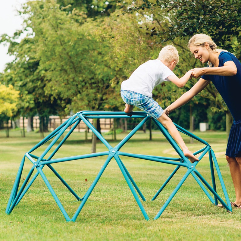 Buy Plum Play Deimos Kids Metal Climbing Dome Teal MyDeal