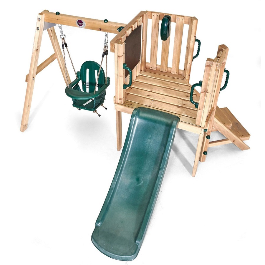 Plum Play AU Junior Activity Centre Wooden Climbing Frame for Toddlers & Kids