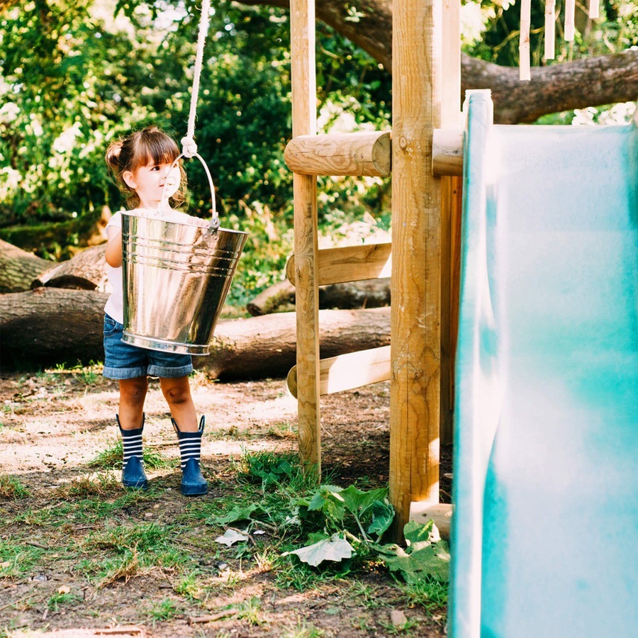 Plum Play AU Woodland Treehouse Wooden Jungle Gym for Kids with Accessories
