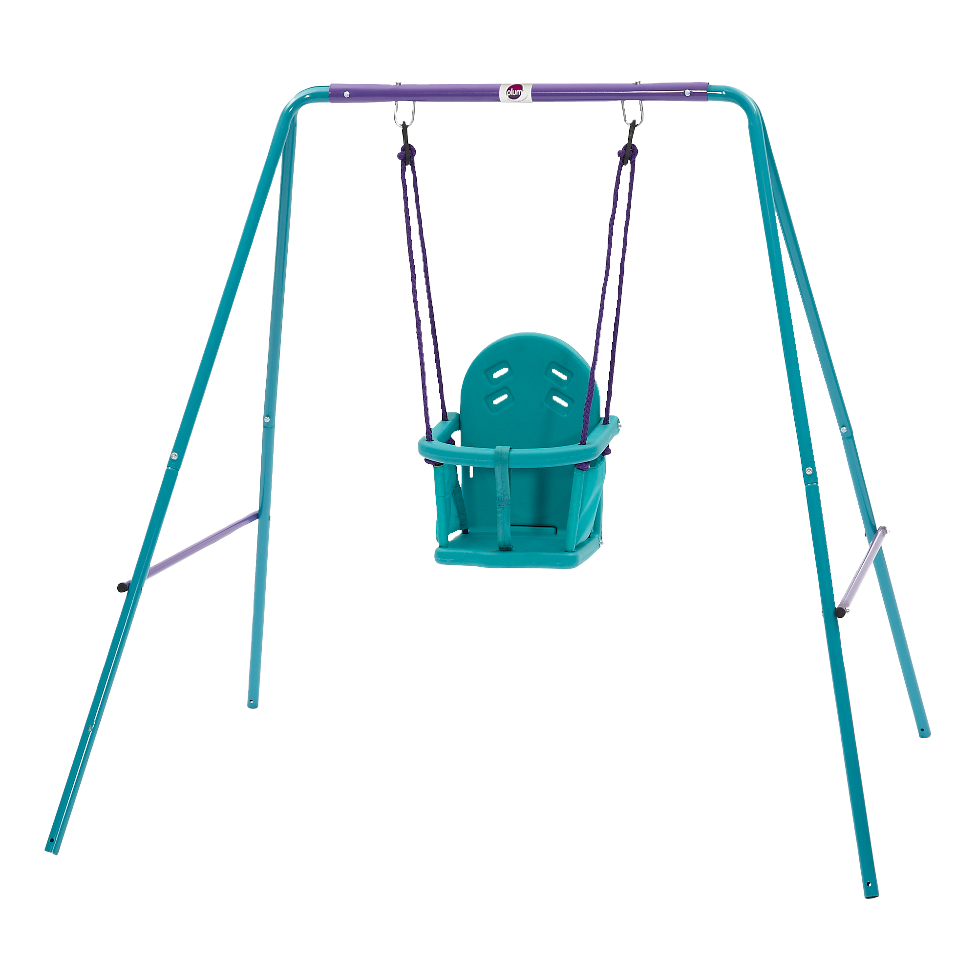 Plum Play 2in1 Baby Swing Set (Purple/Teal)