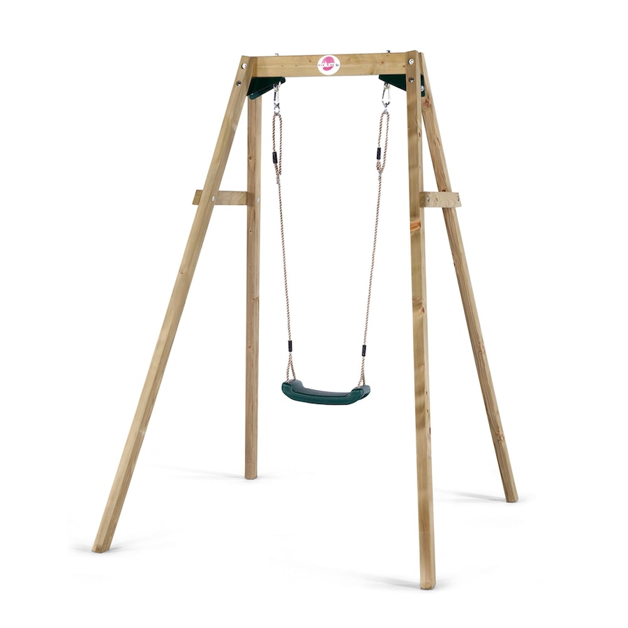 Plum Play AU Wooden Single Swing Set Modular Outdoor Playset for Kids - Green
