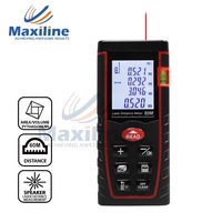 Maxiline 60M Laser Distance Meter Measurer Rangefinder Tape Measure Fathers Day Gift