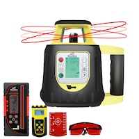 Maxiline Dual Grade Digital Self Leveling Rotating Rotary Laser Level + Digital Receiver FRE208