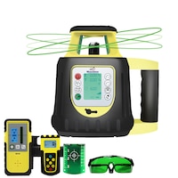 Maxiline Dual Grade Digital Self Leveling Rotating Rotary Laser Level Green Beam FRE208G