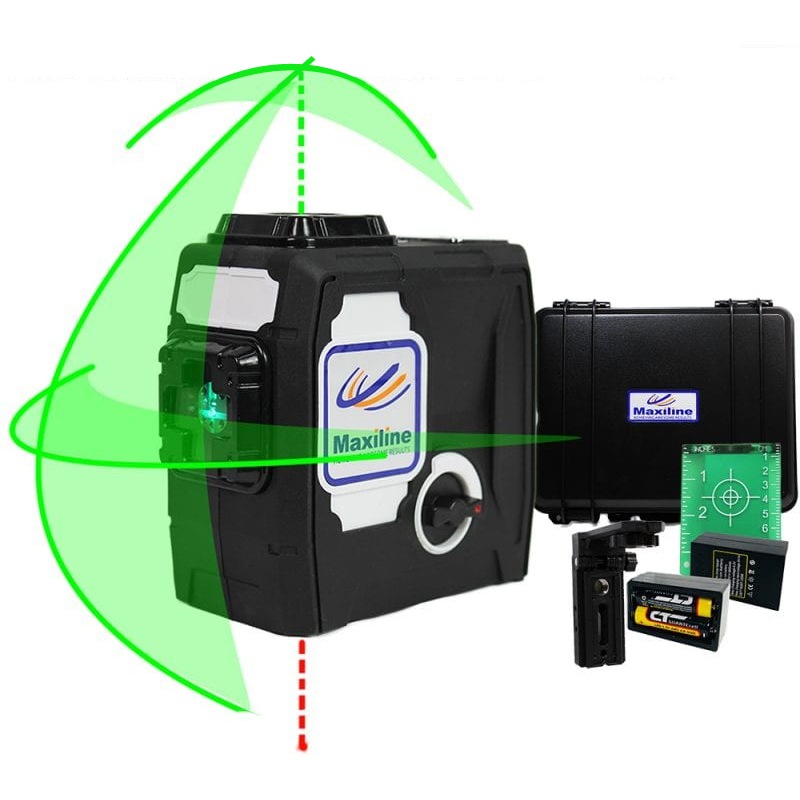 Buy Maxiline Green Beam Cross Line Laser Level Plumb Dot MyDeal