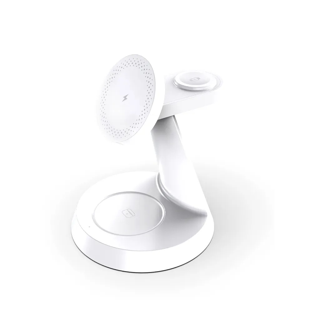 Caricabatterie Wireless 3 In 1 JoyGeek - Per IPhone, Apple Watch E AirPods - Stazione Di Ricarica Compatta - Foto 8